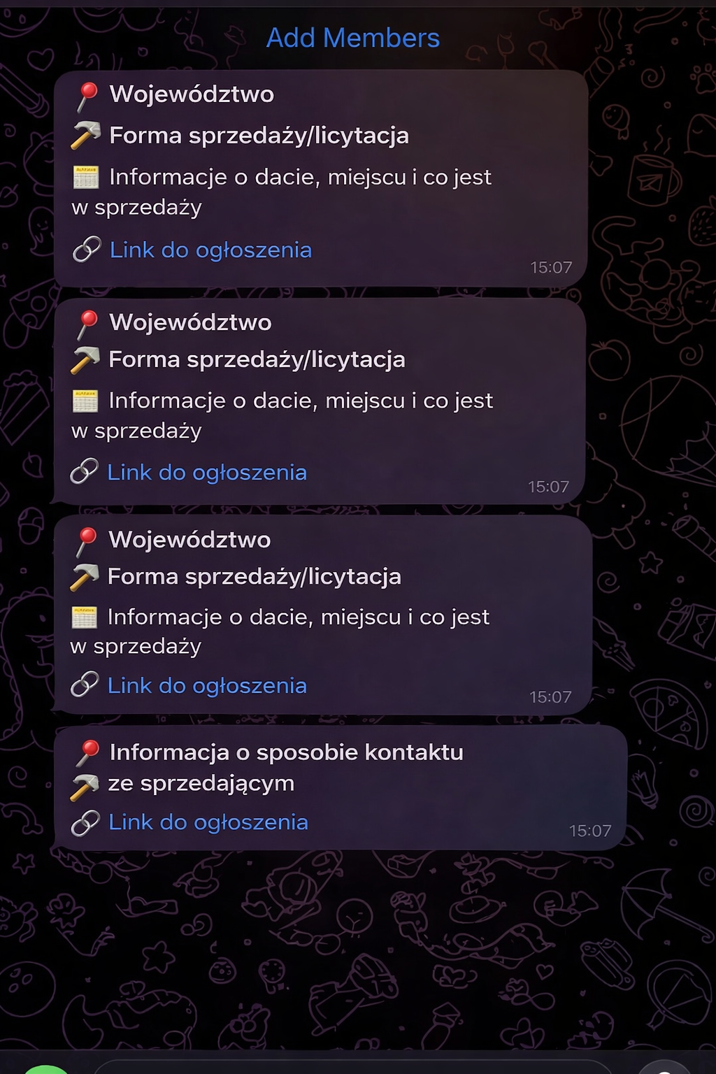 Alert samochodowy na Telegram od AutoAlert24
